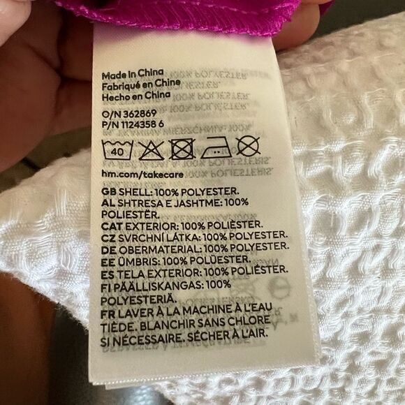H&M Magenta Shirt Dress. Size Small NWT - Picture 6 of 12